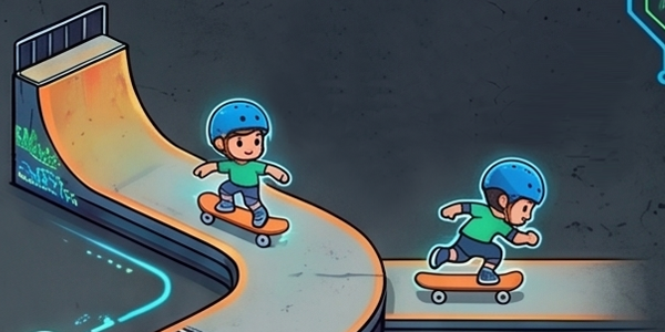 Ollie 跳躍挑戰作品畫面